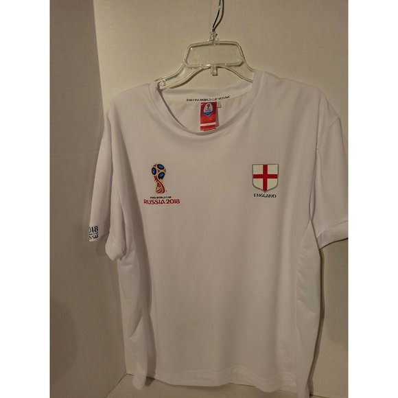 2018 Fifa World Cup Russia Officially Licensed T-Shirt England - Picture 1 of 5
